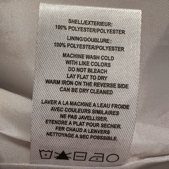 NWT Vigoss size small faux leather silver metallic blazer - Picture 10 of 10